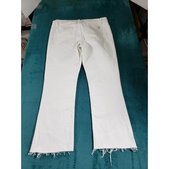 Joes Jeans Size 28 Petite Womens White Stretch Pants Ladies Mid Rise Bootcut USA - Picture 10 of 13